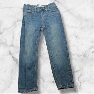 Old Navy Adjustable Relaxed Slim Taper Toddler Size 4T Blue Jeans Durable Denim